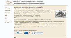 Desktop Screenshot of historicaldemography.net